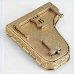 compact in the form of a grand piano