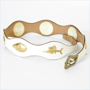 leather shell belt