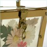 Playful, see-through box bag