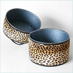 Sassy, large scale hatbox in leopard
